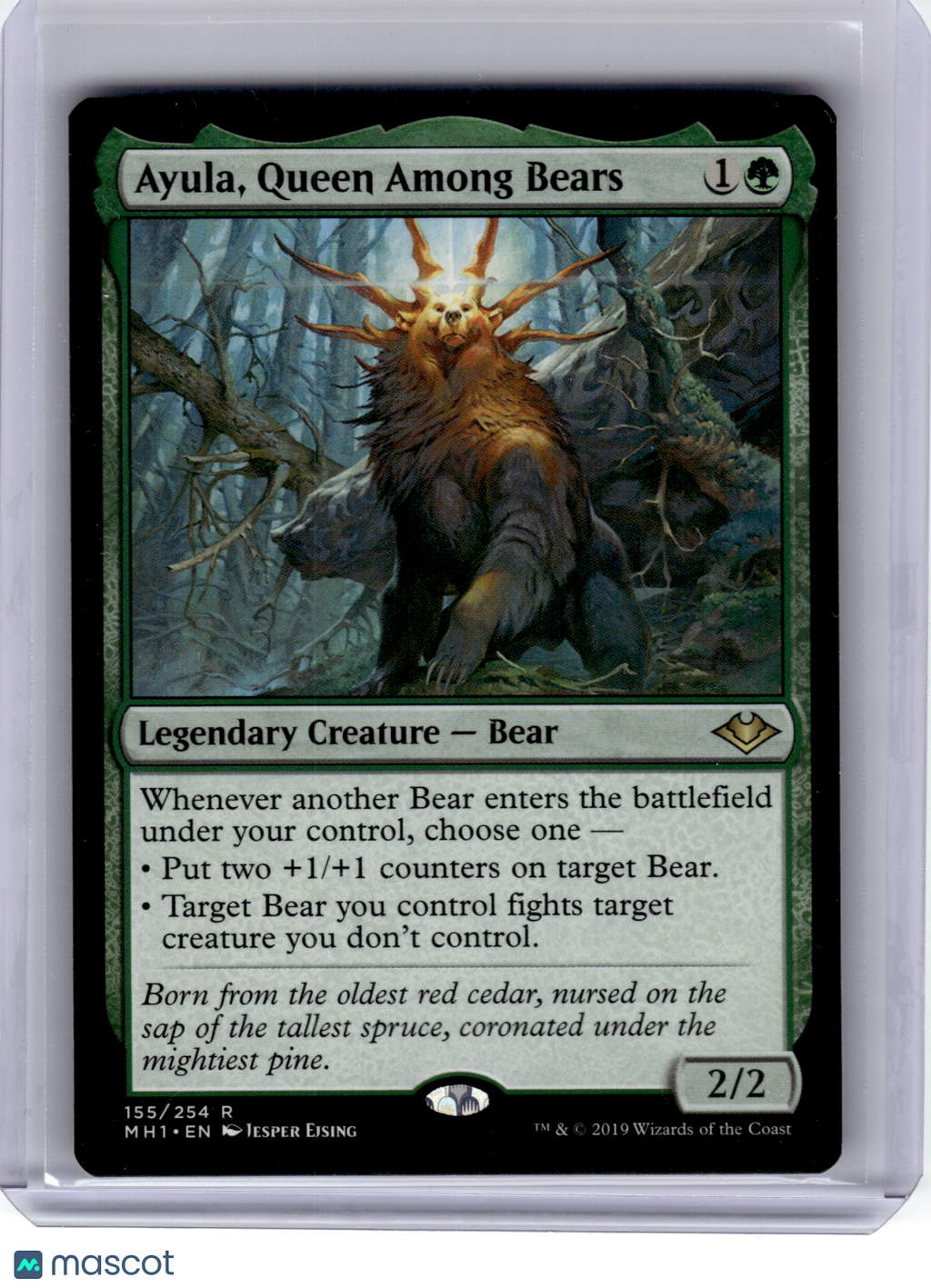 2019 Magic: The Gathering—Ayula, Queen Among Bears #155 Modern Horizons—Rare