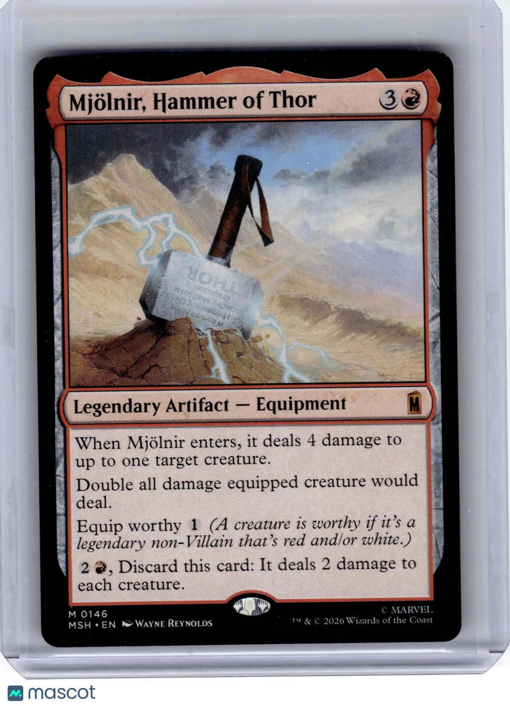 2026 MTG—Mjölnir, Hammer of Thor #146 Marvel Super Heroes—Mythic