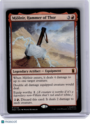 2026 MTG—Mjölnir, Hammer of Thor #146 Marvel Super Heroes—Mythic