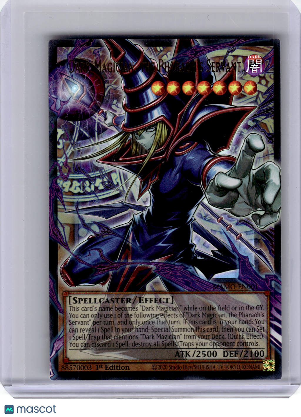 2020 Yu-Gi-Oh!—Dark Magician, the Pharaoh's Servant #01 MAMO—Ultra Rare Foil