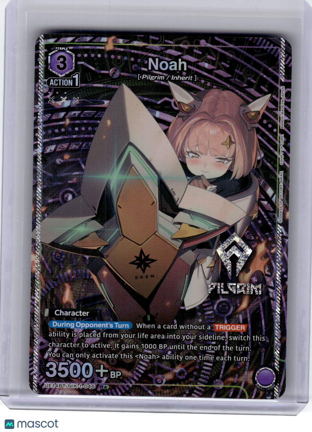 2025 Union Arena—Noah #UE14BT/NIK-1-046 Goddess of Victory: Nikke—Rare 1-Star
