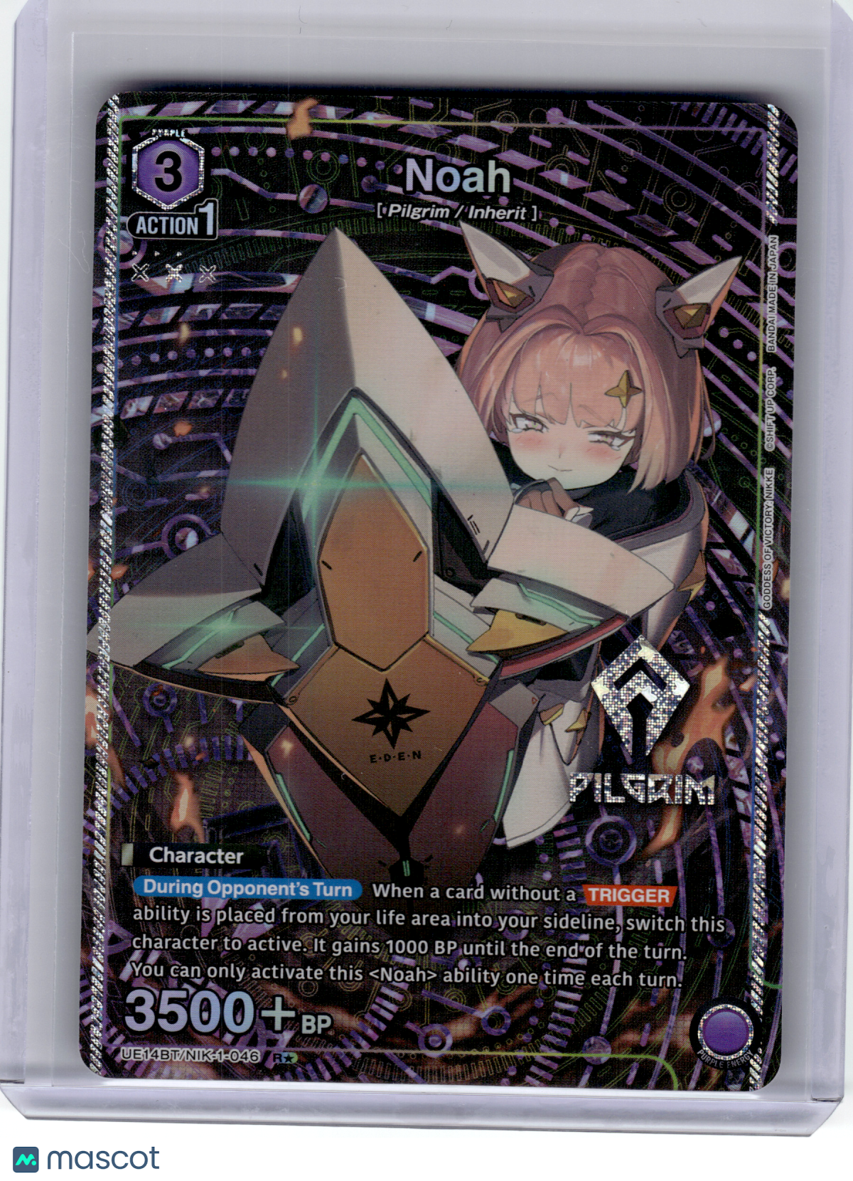 2025 Union Arena—Noah #UE14BT/NIK-1-046 Goddess of Victory: Nikke—Rare 1-Star