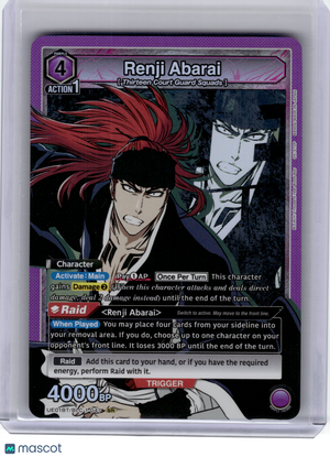 2024 Union Arena—Renji Abarai #BLC-1-047 Bleach: Thousand-Year Blood War—SR Foil