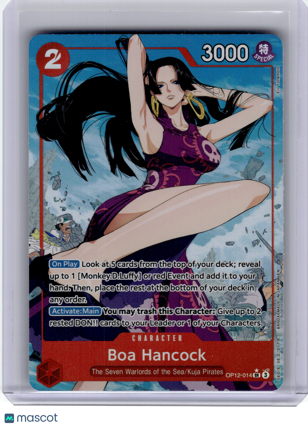 2025 OP Card Game—Boa Hancock #OP12-014 Legacy of the Master—SR Foil (Alt Art)