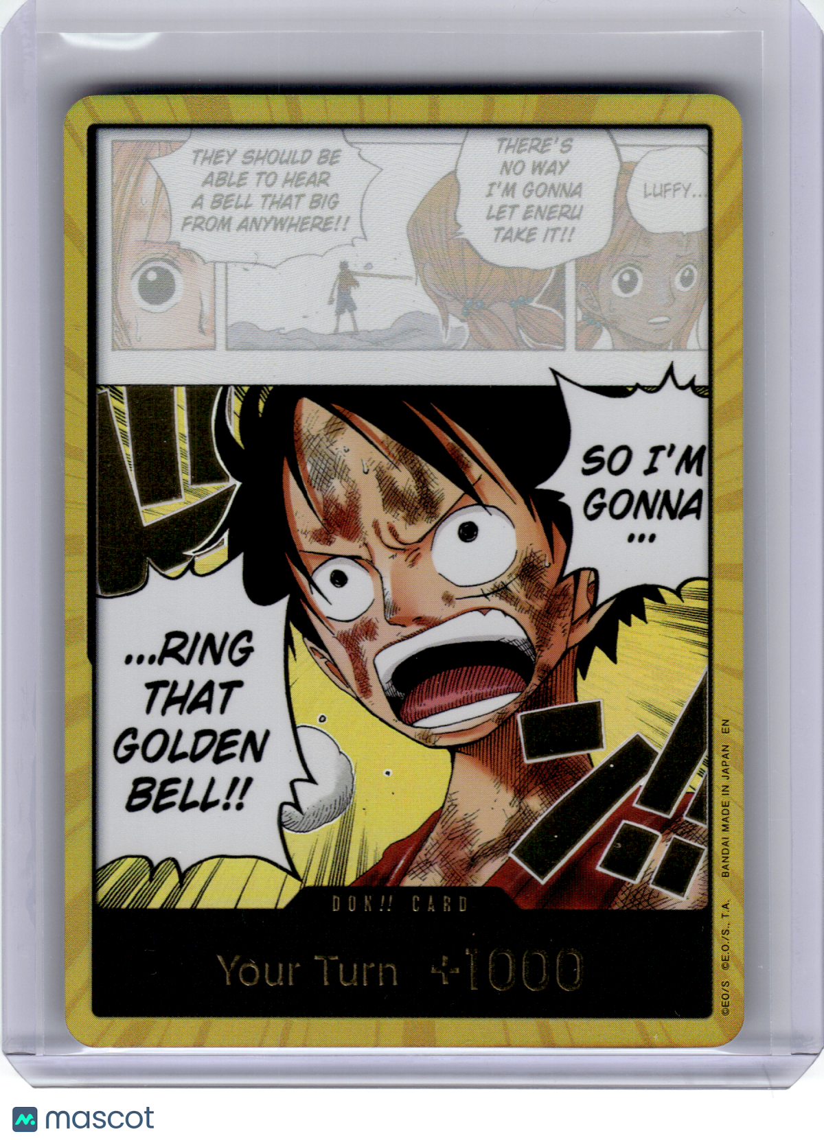 2026 One Piece Card Game—DON!! Card (Luffy) Adventure on Kami's Island—(Gold)