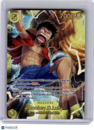 2026 OP Card Game—Monkey D. Luffy #OP15-119 Adventure on Kami's Island—SEC Foil