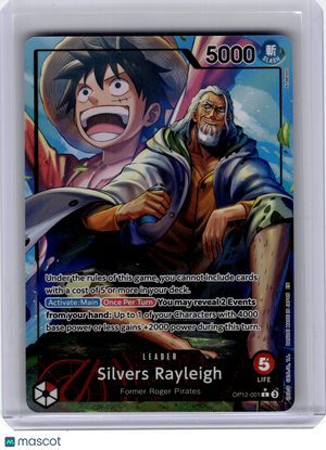 2025 OP Card Game—Silvers Rayleigh #OP12-001 Legacy of the Master—L (Alt Art)