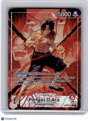 2026 OP Card Game—Portgas.D.Ace #OP16-001 The Time of Battle—L Foil (Alt Art)