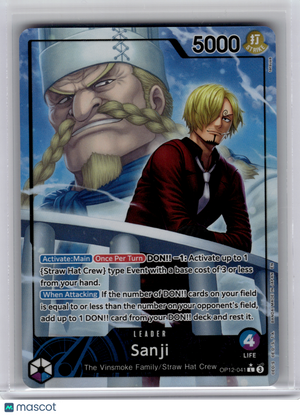 2025 One Piece Card Game—Sanji #OP12-041 Legacy of the Master—L Foil (Alt Art)