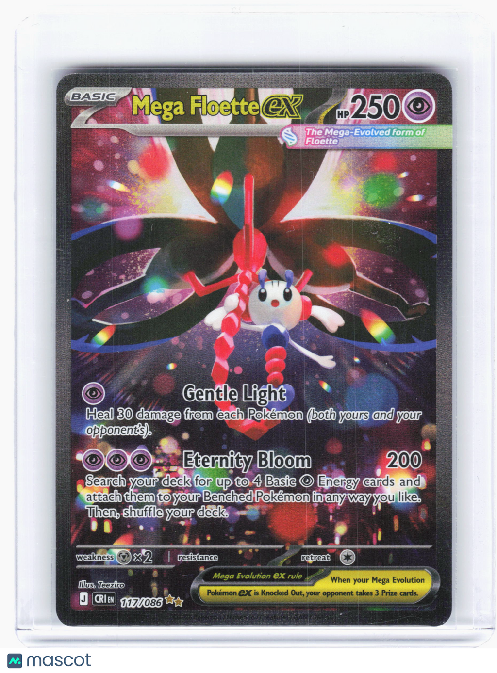 2026 Pokemon—Mega Floette ex #117 Chaos Rising—Special Illustration Rare Holo
