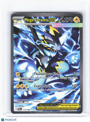 2026 Pokemon—Mega Zeraora ex #114 Pitch Black—Special Illustration Rare Holo