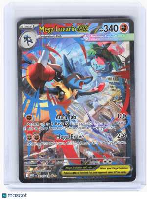 2025 Pokemon—Mega Lucario ex #179 Mega Evolution—Special Illustration Rare Holo