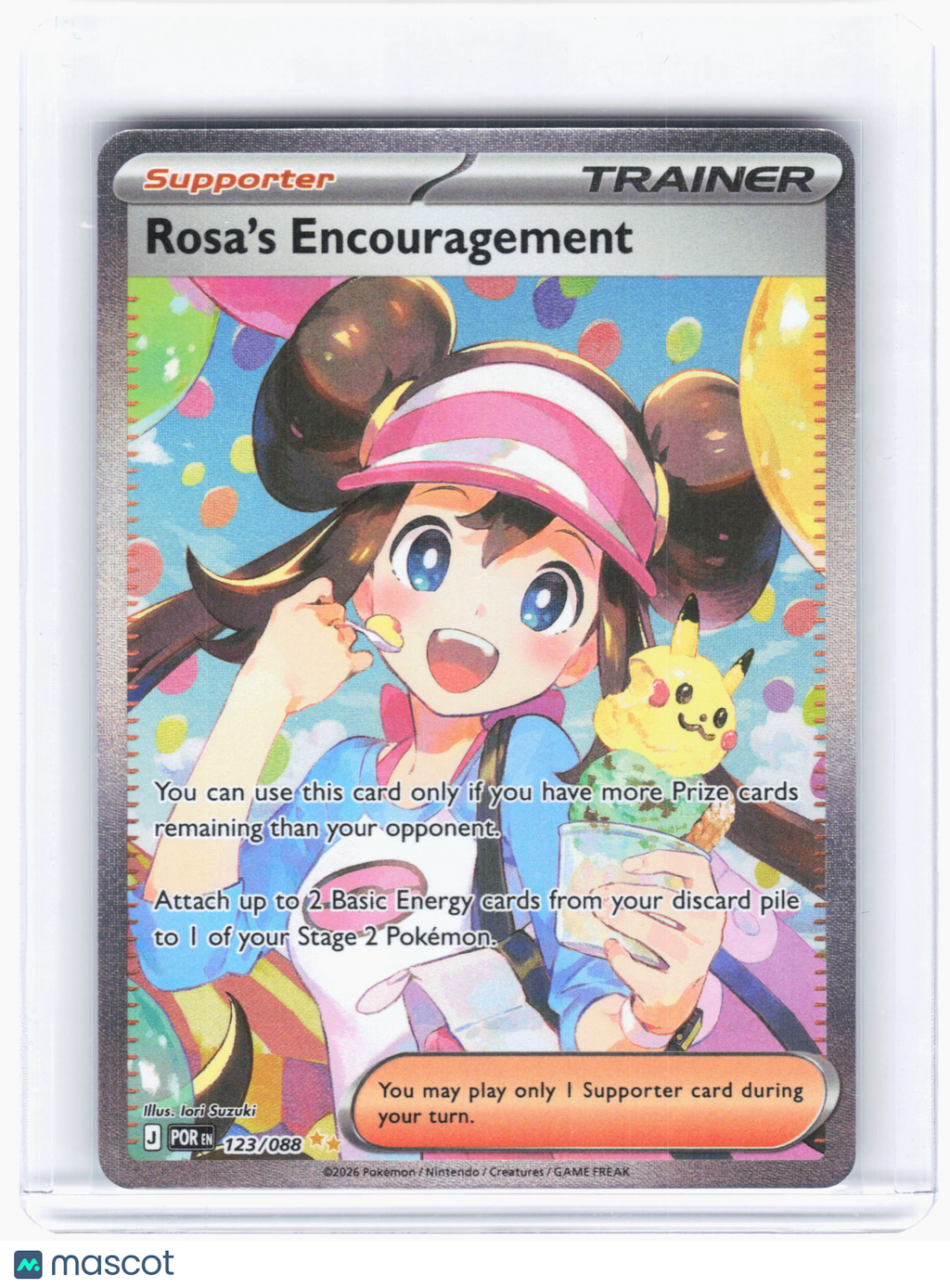 2026 Pokemon—Rosa's Encouragement #123 Perfect Order—Special Illustration Rare