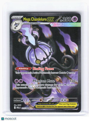 2026 Pokemon—Mega Chandelure ex #115 Pitch Black—Special Illustration Rare Holo
