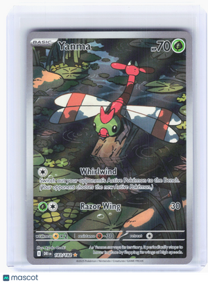 2025 Pokemon—Yanma #183 Destined Rivals—Illustration Rare Holo