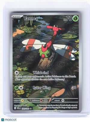 2025 Pokemon—Yanma #183 Destined Rivals—Illustration Rare Holo