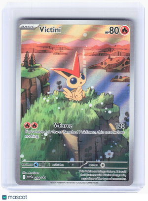 2025 Pokemon—Victini #208 Scarlet & Violet Promo Cards—Black Star Promo [LP]