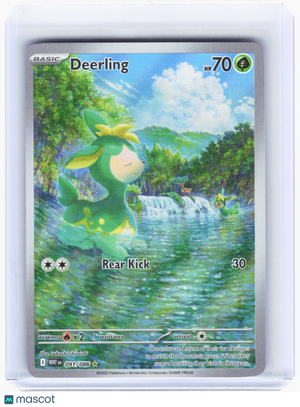 2025 Pokemon—Deerling #91 White Flare—Illustration Rare Holo