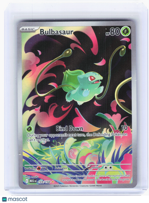 2025 Pokemon—Bulbasaur #133 Mega Evolution—Illustration Rare Holo