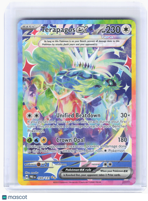2025 Pokemon—Terapagos ex #169 Prismatic Evolutions—Special Illustration Rare