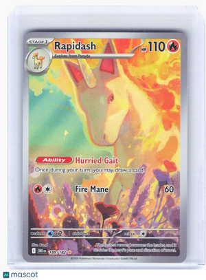 2025 Pokemon—Rapidash #189 Destined Rivals—Illustration Rare Holo