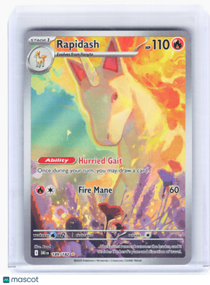 2025 Pokemon—Rapidash #189 Destined Rivals—Illustration Rare Holo