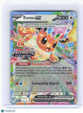 2025 Pokemon—Eevee ex #75 Prismatic Evolutions—Double Rare Holo (Stamped)