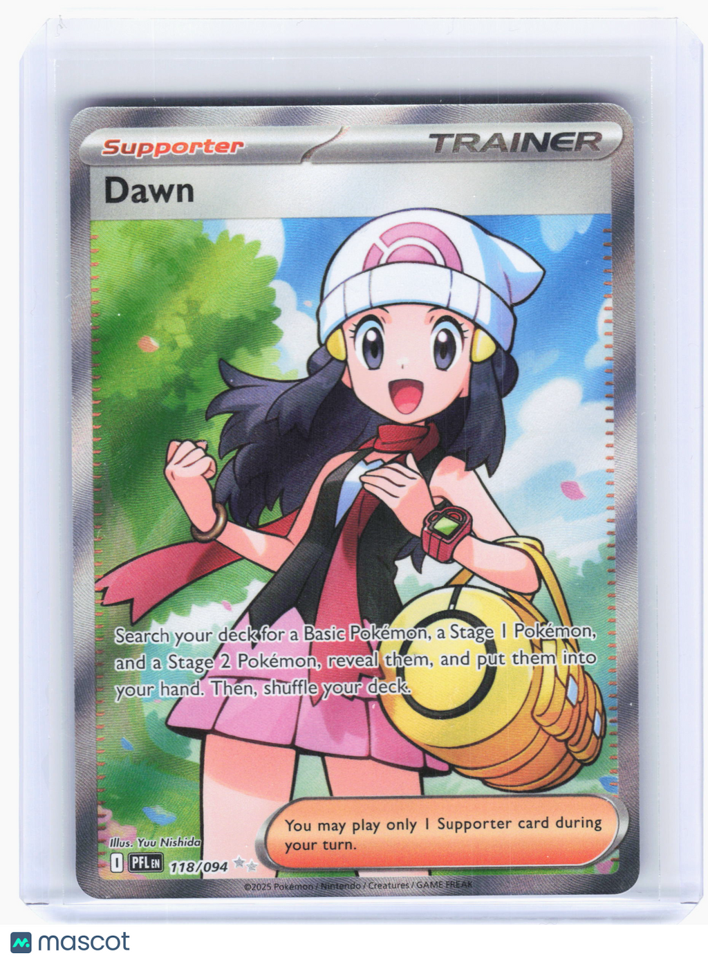 2025 Pokemon—Dawn #118 Phantasmal Flames—Ultra Rare Holo