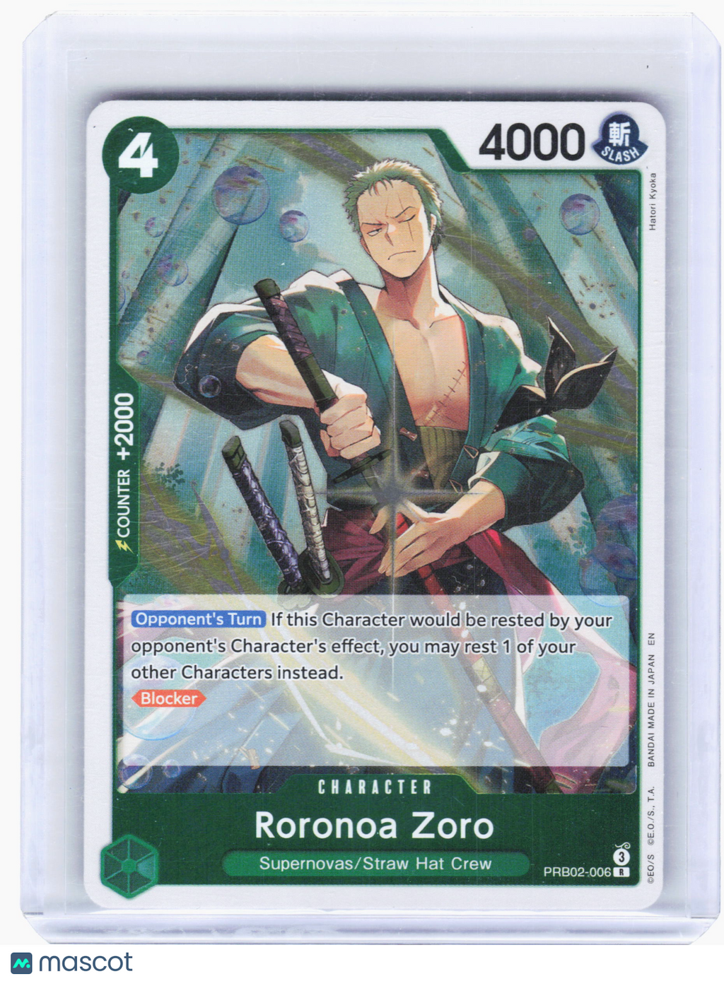 2025 OP Card Game—Roronoa Zoro #PRB02-006 Premium Booster -The Best- Vol. 2—R