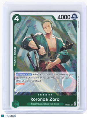 2025 OP Card Game—Roronoa Zoro #PRB02-006 Premium Booster -The Best- Vol. 2—R