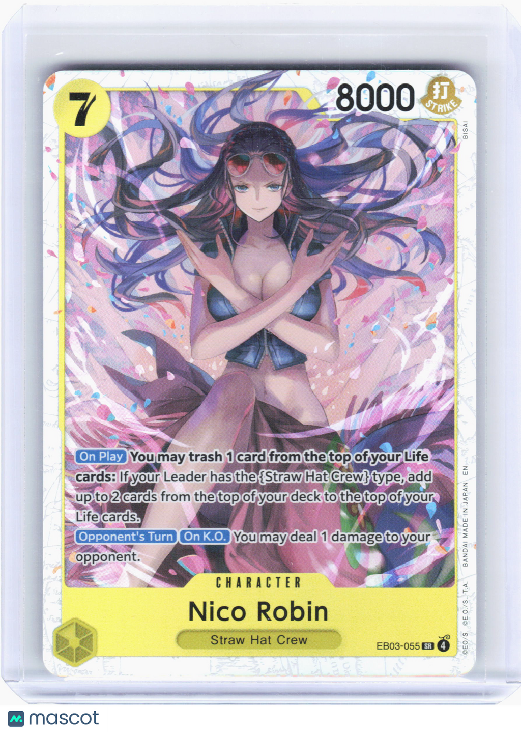 2026 OP Card Game—Nico Robin #EB03-055 Heroines Edition—SR Foil