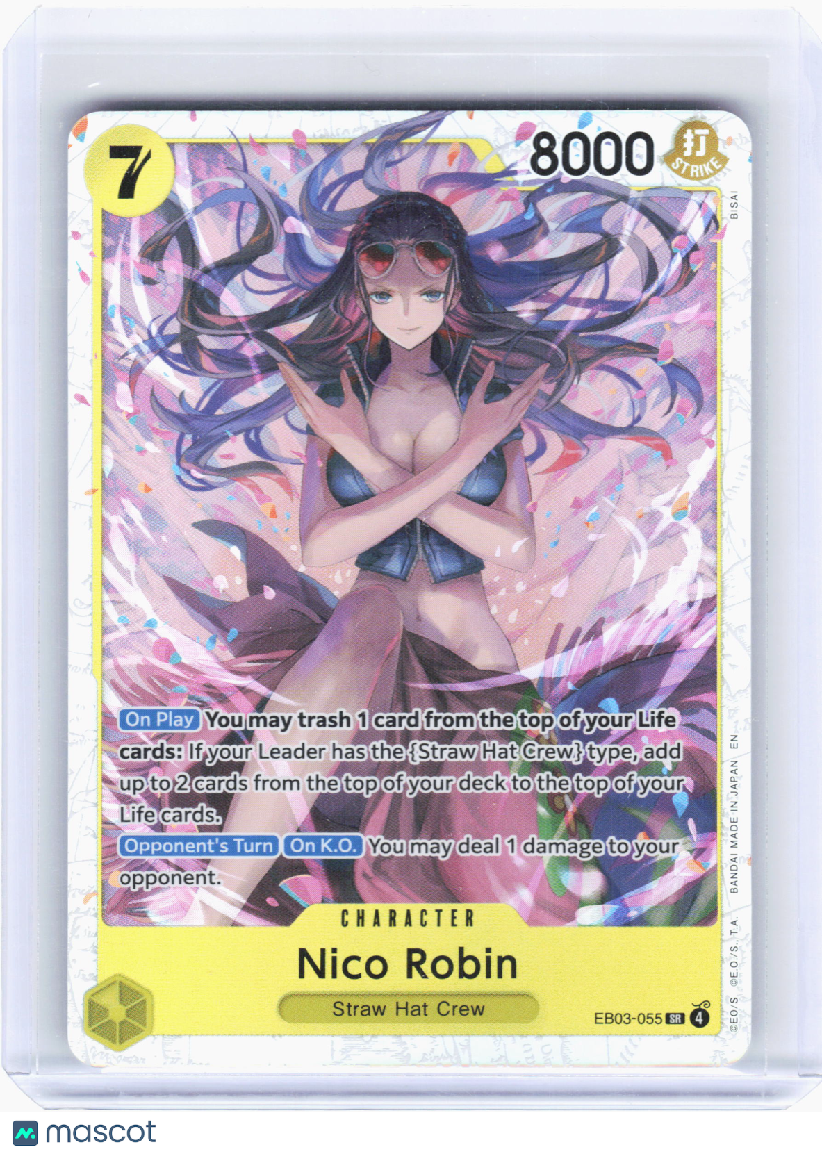 2026 OP Card Game—Nico Robin #EB03-055 Heroines Edition—SR Foil