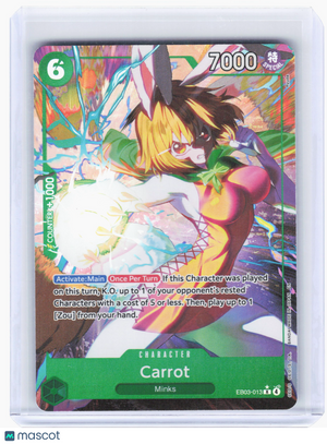 2026 One Piece Card Game—Carrot #EB03-013 Heroines Edition—Rare Foil (Alt Art)