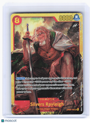 2024 One Piece Card Game—Silvers Rayleigh #OP08-118 Two Legends—Secret Rare Foil