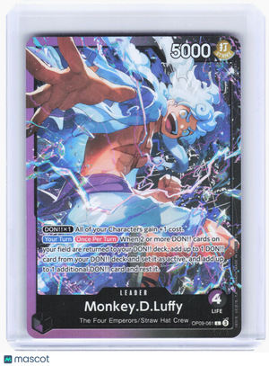 2025 One Piece Card Game—Monkey D. Luffy #OP09-061 ST-26: Starter Deck 26—L Foil