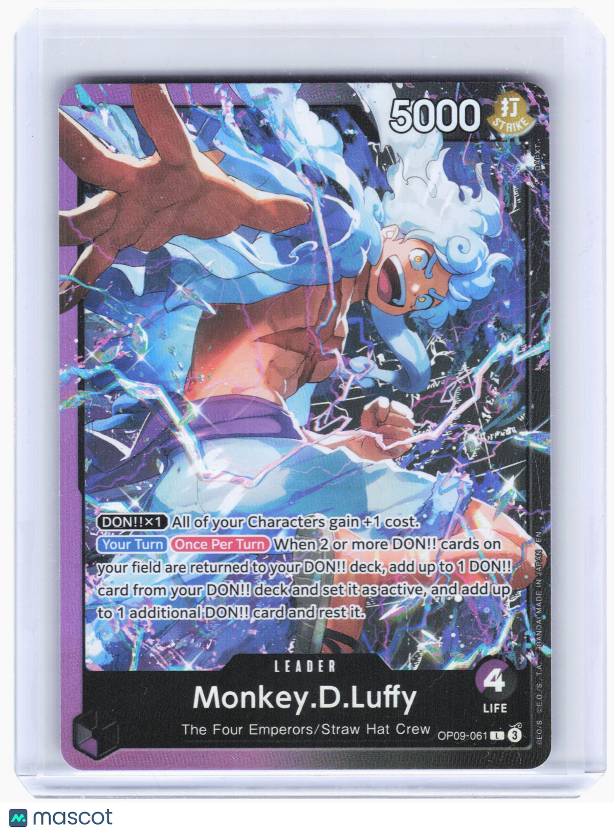 2025 One Piece Card Game—Monkey D. Luffy #OP09-061 ST-26: Starter Deck 26—L Foil