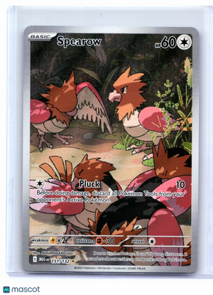 2025 Pokemon—Spearow #151/132 Mega Evolution Base Set—Illustration Rare Holo