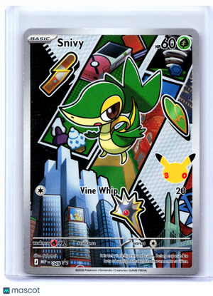 2026 Pokemon—Snivy #049 Mega Evolution Promo—Black Star Promo Holo