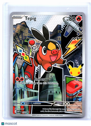 2026 Pokemon—Tepig #050 Mega Evolution Promo—Black Star Promo Holo