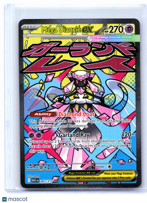 2026 Pokemon—Mega Diancie ex #267/217 Ascended Heroes—Mega Attack Rare Holo
