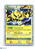 2007 Pokemon—Electivire LV.X #121/123 Mysterious Treasures—Ultra Rare Holo [MP]