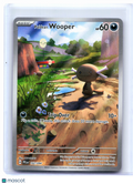 2025 Pokemon—Paldean Wooper #102/094 Phantasmal Flames—Illustration Rare Holo