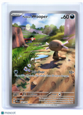 2025 Pokemon—Paldean Wooper #102/094 Phantasmal Flames—Illustration Rare Holo