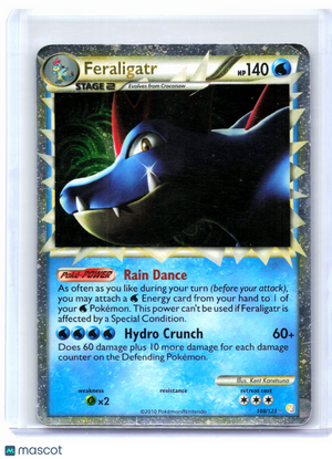 2010 Pokemon—Feraligatr (Prime) #108/123 HeartGold & SoulSilver—UR Holo [DMG]