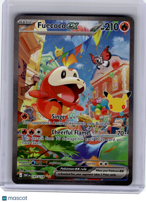 2026 Pokemon—Fuecoco ex #147 30th Celebration—Special Illustration Rare Holo