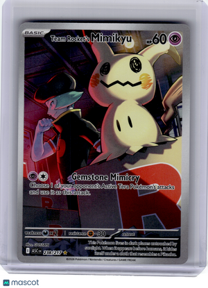 2026 Pokemon—Team Rocket's Mimikyu #238 Ascended Heroes—Illustration Rare Holo