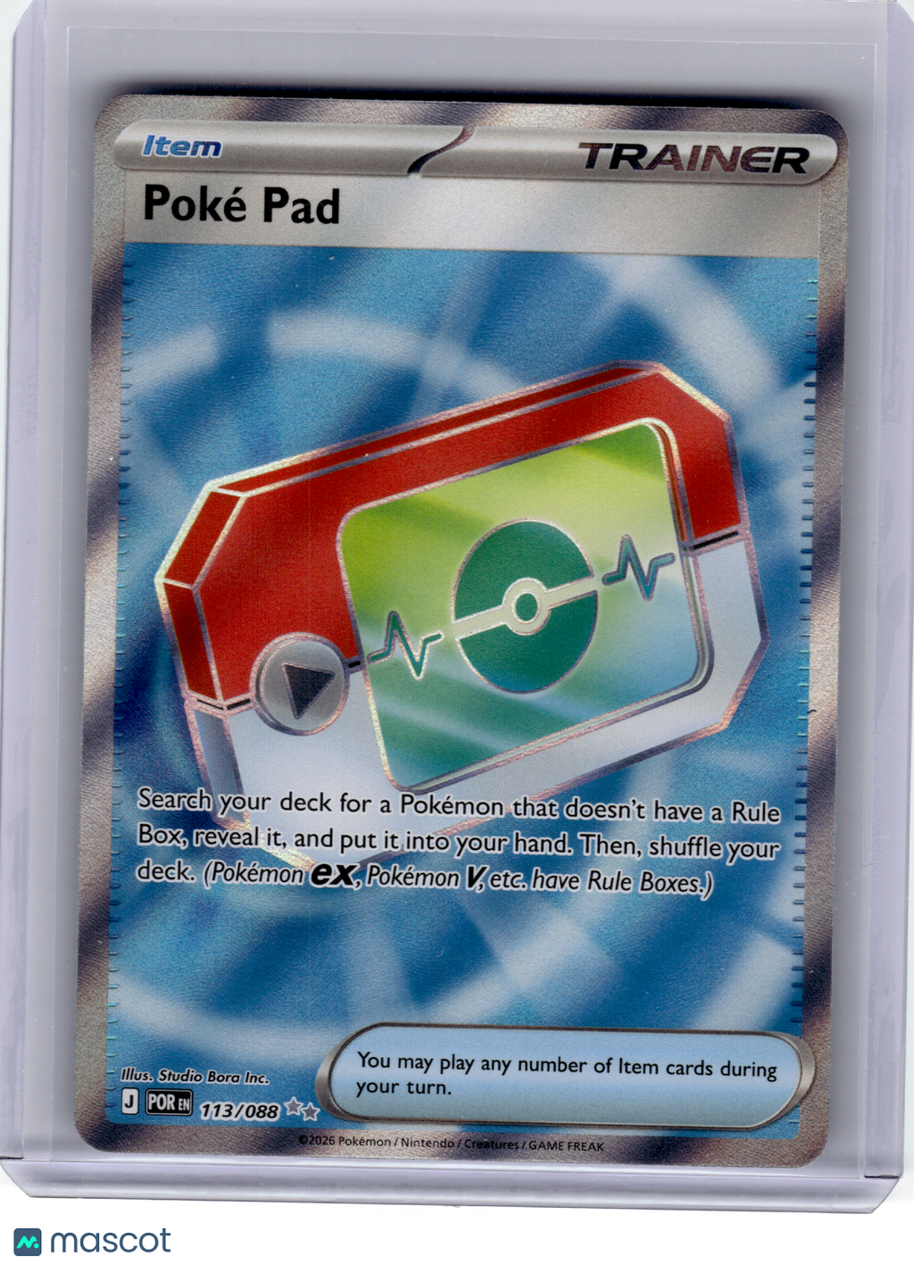 2026 Pokemon—Poké Pad #113 Perfect Order—Ultra Rare Holo
