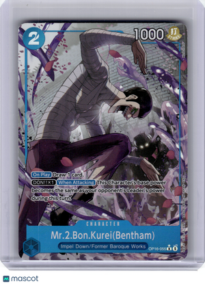 2026 OP Card Game—Mr.2.Bon.Kurei(Bentham) #OP16-055—Rare Foil (Alt Art)