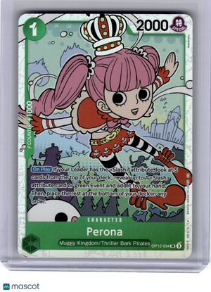 2025 One Piece Card Game—Perona #OP12-034 Legacy of the Master—Super Rare Foil