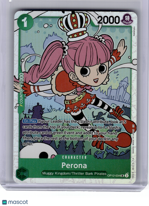 2025 One Piece Card Game—Perona #OP12-034 Legacy of the Master—Super Rare Foil